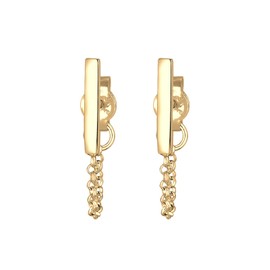 Elli Geo Earrings 925 Silver Women's, Silver, Gold