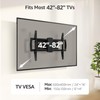 MOUNTUP Full Motion TV Wall Mount for Most 42-82 inch