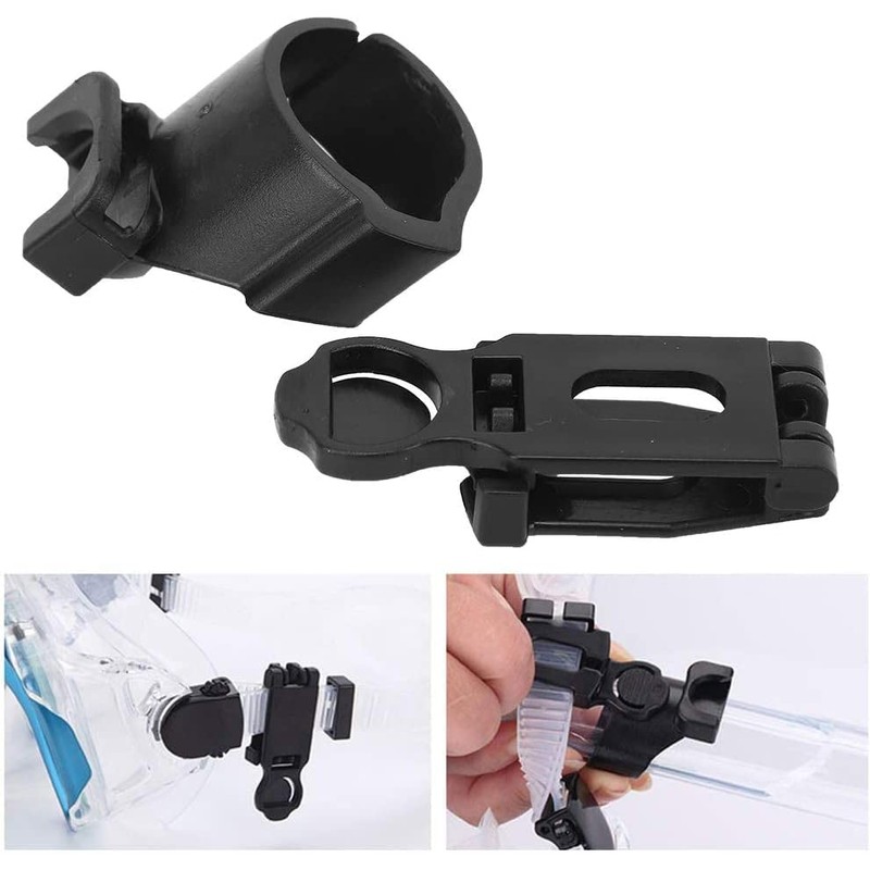 Scuba Dive Snorkel Holder Clips, 4Pcs Scuba Dive Universal Plastic
