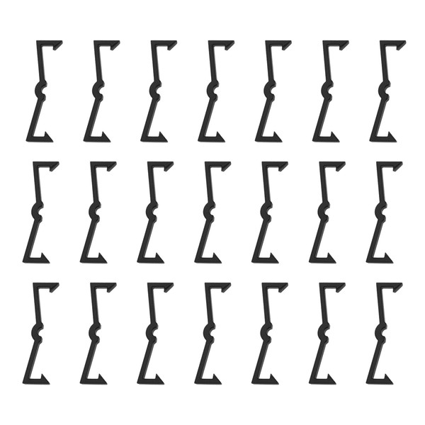 EMSea Pack of 100 Hook Fastening Buckle Plastic Pegboard Hook