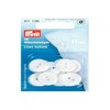 Prym Linen buttons plastic 17mm white