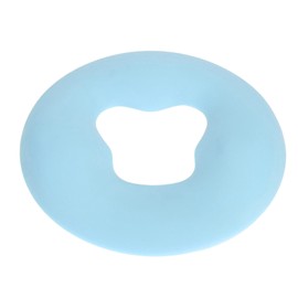 Silicone Face Massage Pillow Prevent Wrinkles Soft Elastic Spa Bed Face Down Cushion for Beauty Salon Blue