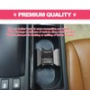 Black Center Console Cup Holder Insert Divider, Compatible with Lexus