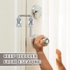 Hicarer 4 Pcs Sliding Glass Door Lock French Door Latch