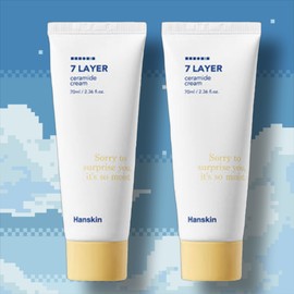 Hanskin Seven layer ceramide cream 70ml 2 pieces Seven layer ceramide cream 70ml 2 pieces / 세븐레이어 세라마이드 크림 70ml 2개 세븐레이어 세라마이드 크림 70ml 2개