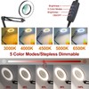 12X Magnifying glass with Light and Stand,5 Inches 2-in-1 Lighted