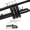 EASTROCK Bb Trumpet Standard Trumpet Set with Carrying Case,Gloves, 7C