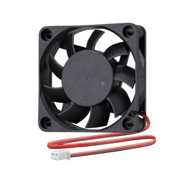 Ronyaoko 60 x 60 x 15mm 6cm 0.16A 2 Wire Brushless Cooling Fan for Computer Case PC Cooler 60x60mm 6015 High Speed DC 12V