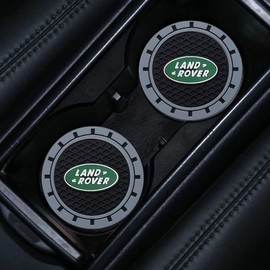 Cup Holder Insert Coaster Fit Land Rover Discovery Range Rover Sport Defender Land Cruiser LR2 3 4,Anti Slip Car Cup Coaster Interior Accessories