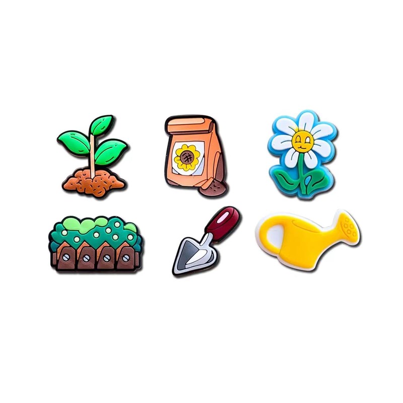 BOWNDY Gardening Shoe Charms for Croc Clog shoes Decoration, Garden