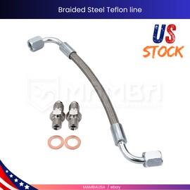 MAMBA 3934396 Vacuum Pump Oil Feed Line Fits 94~02 5.9L 12v/24v Cummins Dodge US