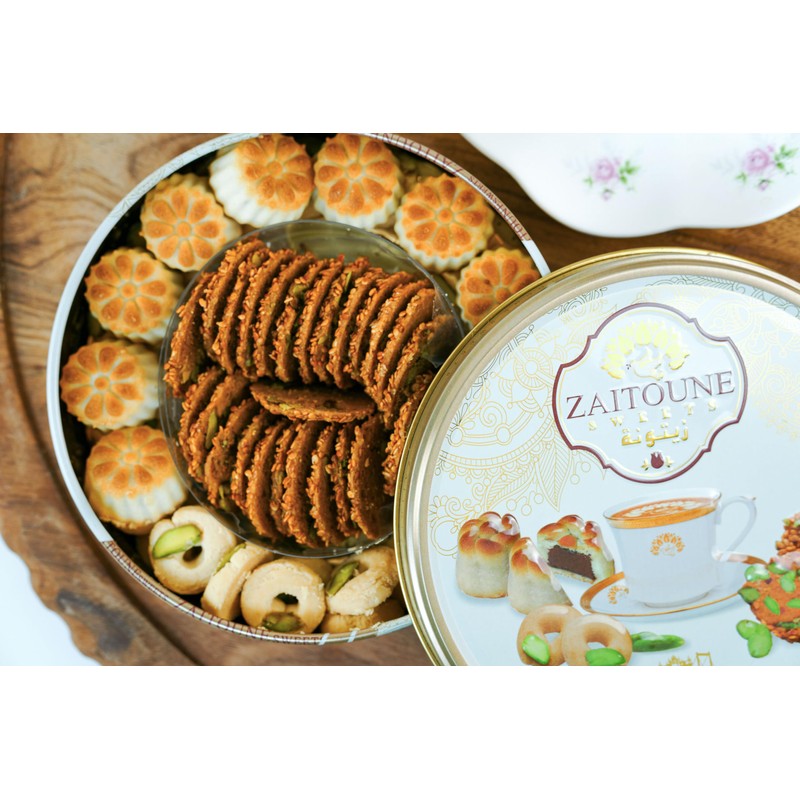 Zaitoune Premium Mini Mixed Cookies - 250 g | Bite-Sized