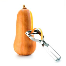 Ibili Pumpkin Peeler, Stainless Steel, Multi-Color, 17 x 10 x 2 cm