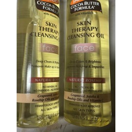 2 Pack Palmer's Cocoa Butter Formula Skin Therapy Face Cleansing Oil 6.5 fl oz