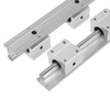 GUWANJI 2Pcs SBR20-1200mm Slide Linear Rail with 4Pcs SBR20UU Square