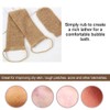 Jute Back Scrubber for Shower for Men and Women, Jute