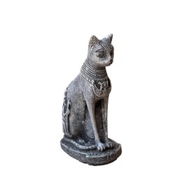stoneandstyle Stone Figurine Small Cat Bastet Goddess Frost-Proof Cast Stone