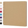 Finksy 8 x 8 Inch DIY Scrapbook Photo Album Brown