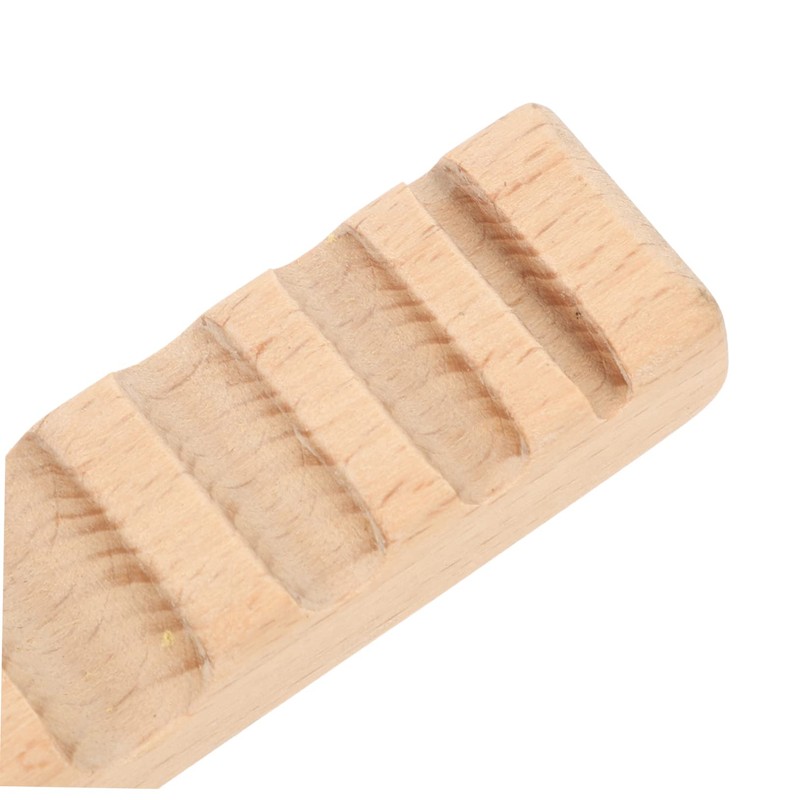 Ciieeo 2sets Leather Edge Burnisher Tool Beech Craft Polisher for