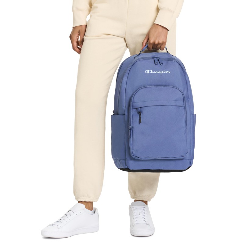 Champion Council Backpack, Black/White, Medium