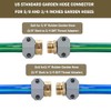 LIULO TOOL Garden Hose Repair Kit - 3 Set Aluminum
