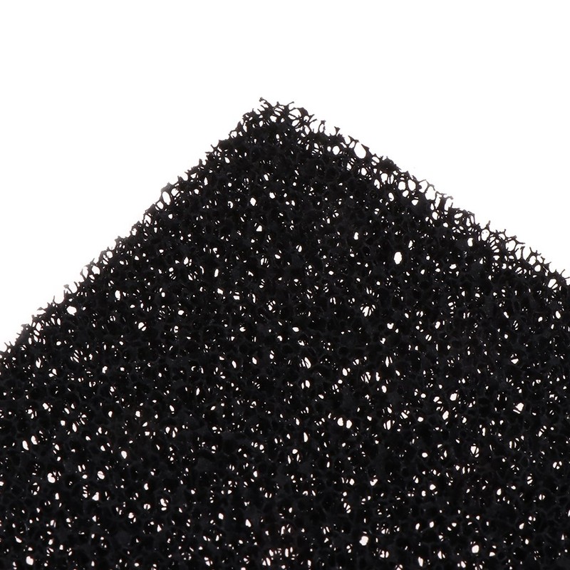 E-HONER 5Pcs Universal Black Activated Carbon Foam Sponge Air Filter