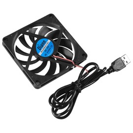 DIANN 2pcs 8010 Cooling Fan 5V 0.27A USB 80x80x10mm Brushless DC Computer CPU Heat Sink Cooling Cooler Fan 80mm x 10mm