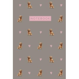Cockapoo Notebook: Cute Aesthetic Lined Journal for Cockapoo Dog Lovers | Grey Hardcover