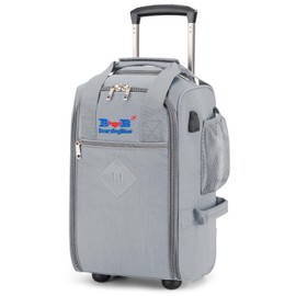 Boardingblue 17x10x9 Inches United Airlines Rolling Personal Item Under Seat Duffle Bag Luggage Suitable For Major Airlines Including Spirit and Frontier.