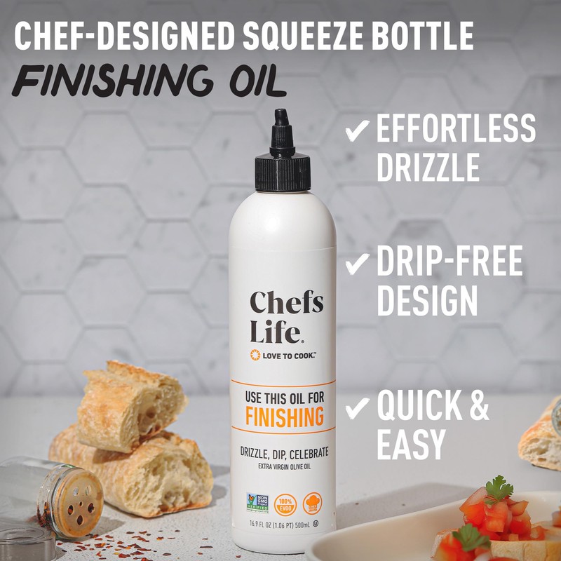 Chefs Life Finishing Oil - Olive Oil Extra Virgin, 100%
