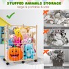 JinhzWin Stuffed Animal Storage Organizer, 36''H x 32''L x 16''W