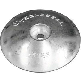 Tecnoseal 00102 90mm Zinc Disc Rudder Anode