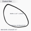 RATCHROLL 128T Motorcycle Drive Belt Motorbike V-Belt for Harley Davidson