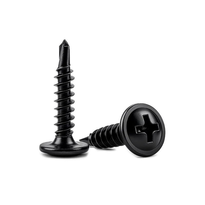 4.2mm x 13mm (Pack of 50) Black Self Drilling Phillips