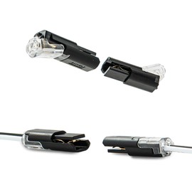 Double-Wire Plug-in Connector, Low Voltage Wire Connector with Locking Buckle, Led Light Strip 2 Wire Connector,Pluggable LED Wire Connectors,Led Strip Lights Connectors(30pcs)
