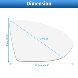 TOP-VIGOR 1-Pack Passenger Side Mirror Compatible with Volkswagen VW Golf MK7, 2015-2021 Golf GTI, 2015-2019 Golf R Golf SportWagen, 2017-2019 Golf Alltrack, 2019-2021 Jetta, Right Heated Mirror