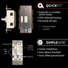 Enbrighten Almond Z-Wave Plus Smart Light Switch with QuickFit and