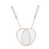 Sports Straight Beat Badminton Racket with Anti Skid Handle Glassy