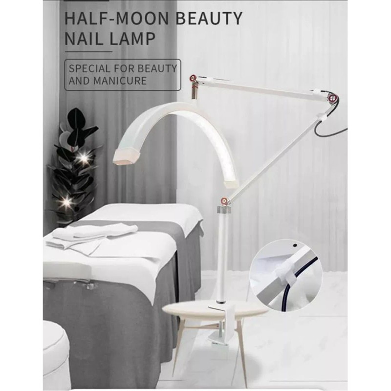 Nunimex Lampara Led Mediana Luna 20w Para Uñas, Pestañas, Escritorio
