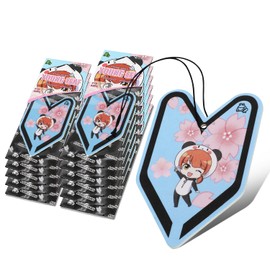 Auto Dynasty 12 Piece Tree Frog Sakura Scent Wakaba Car/Office/Home Hanging Air Freshener