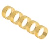 60pcs Sewing Thimbles Exquisite Copper Sewing Finger Protectors for Hand