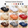 Wolkemer Oval Tablecloth 52 x 70 Inch Washable Fabric Table