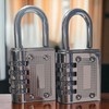 TheGeekLa Combination Padlock with 4-Digit Smooth Dial Lock Security Padlock