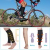Threlaco 3 Pairs Calf Compression Sleeve with Zipper 20-30mmhg Leg