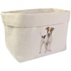 Large 'Jack Russell' Canvas Organiser/Storage Bag (OR00008133)
