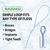 RAZOKO Floss Threaders | Dental Floss Threaders for Braces, Bridges,