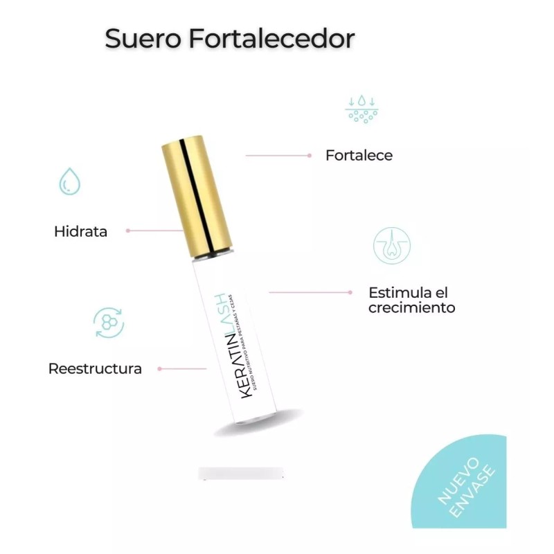 Lash Wash México Suero Fortalecedor De Pestañas Con Keratine Y