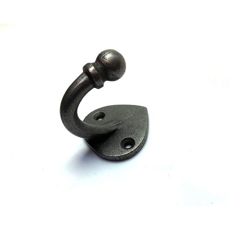 Pack of 5 - Antique Cast Iron Robe Hook -
