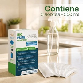 Biopure Odour Stop Tratamiento Contra Malos Olores Tuberías Coladeras Drenajes Baño Cocina Elimina Evita Obstrucciones Lavabos Fregaderos Regaderas