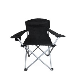 World Famous Sports Oversized Camping Quad Chair, Black
